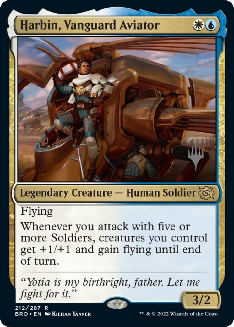 Harbin, Vanguard Aviator (Promo Pack) [The Brothers' War Promos] | Clutch Gaming