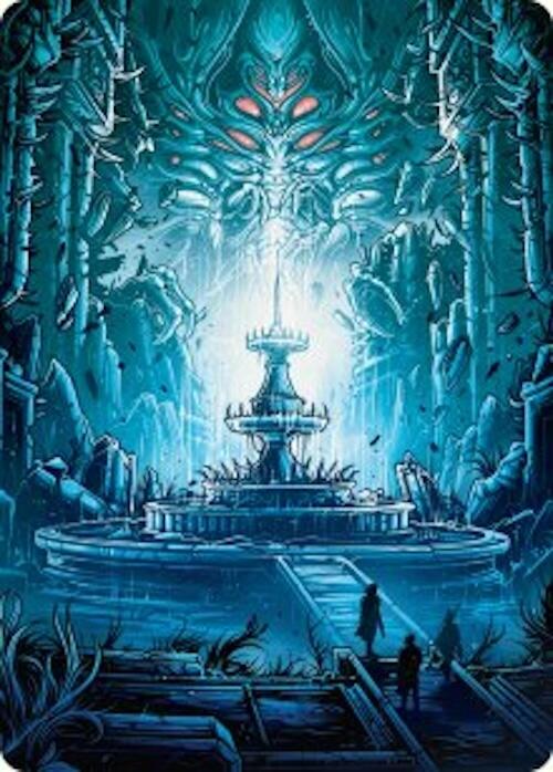 Island Art Card [Duskmourn: House of Horror Art Series] | Clutch Gaming
