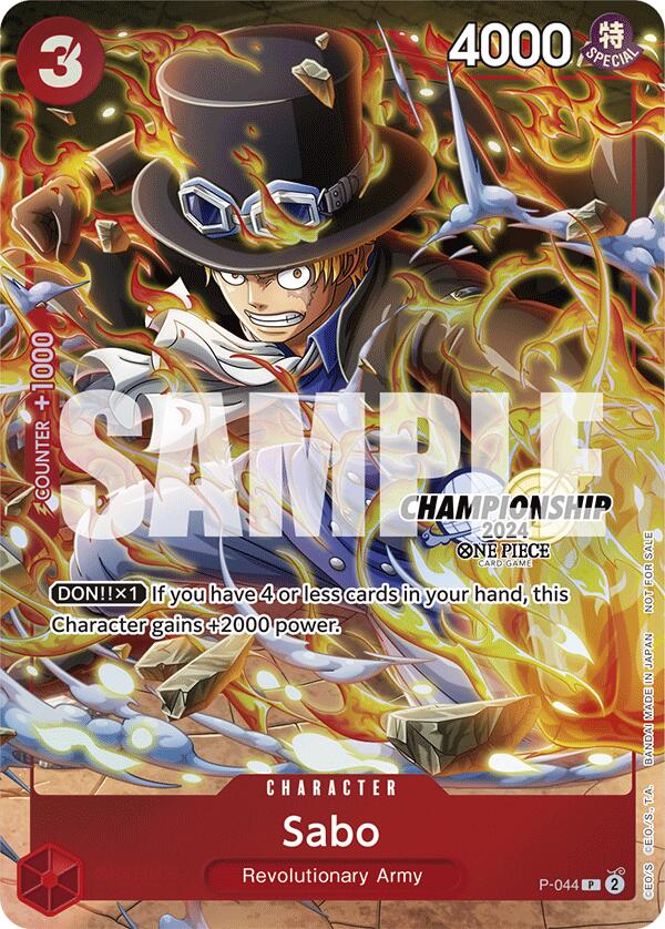 Sabo (CS 2024 Event Pack Finalist) [One Piece Promotion Cards] | Clutch Gaming