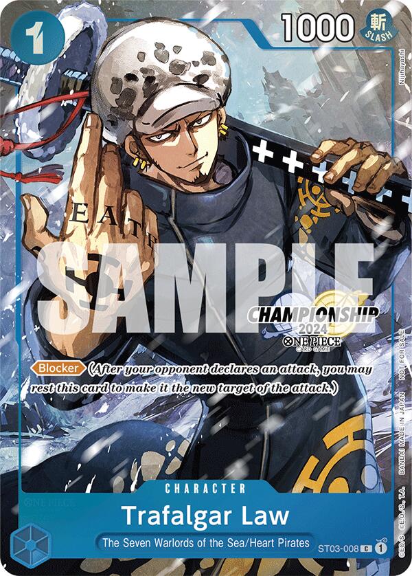 Trafalgar Law (ST03-008) (CS 2024 Event Pack Finalist) [One Piece Promotion Cards] | Clutch Gaming