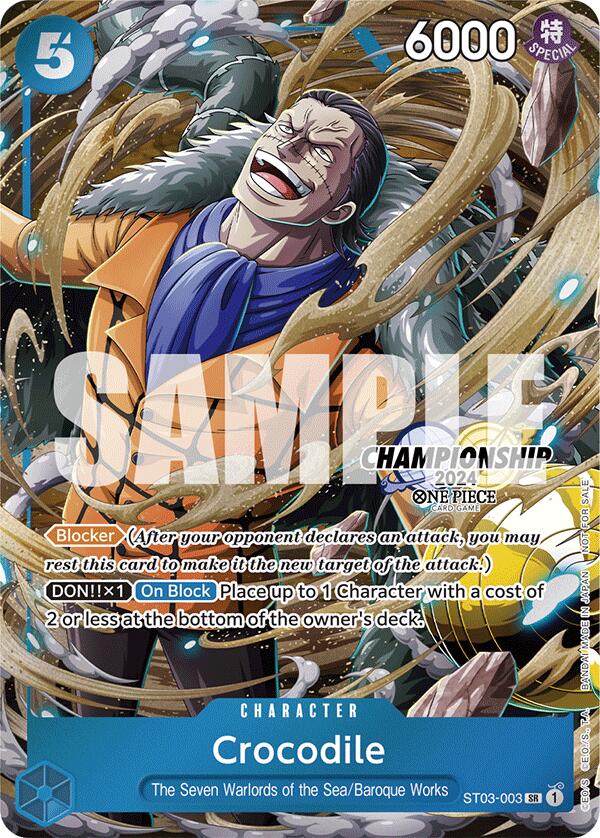 Crocodile (CS 2024 Celebration Pack) [One Piece Promotion Cards] | Clutch Gaming