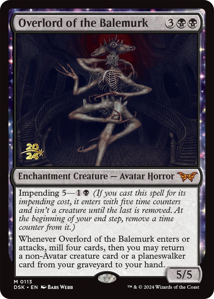 Overlord of the Balemurk [Duskmourn: House of Horror Prerelease Promos] | Clutch Gaming