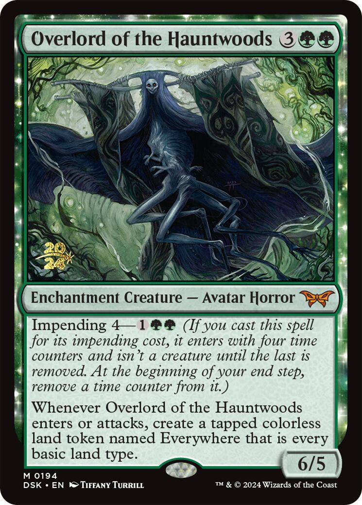 Overlord of the Hauntwoods [Duskmourn: House of Horror Prerelease Promos] | Clutch Gaming