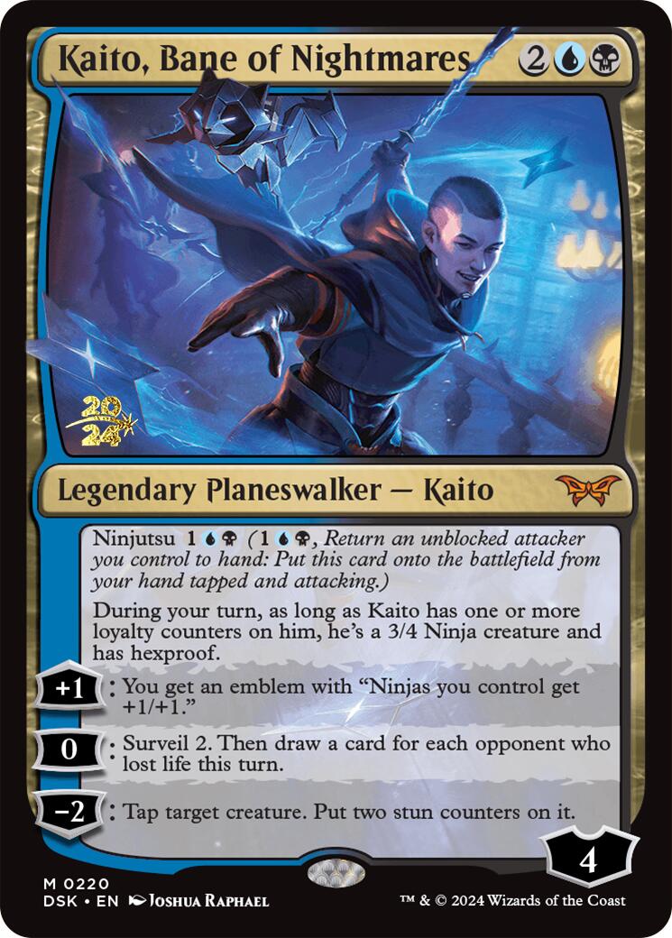 Kaito, Bane of Nightmares [Duskmourn: House of Horror Prerelease Promos] | Clutch Gaming