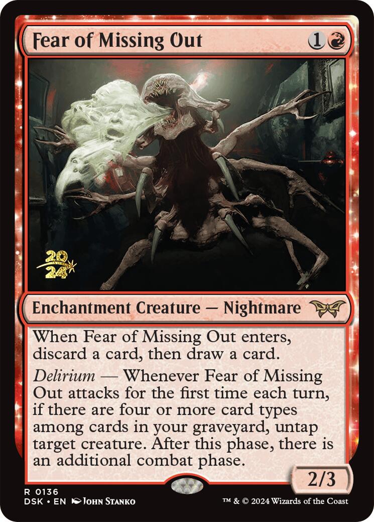 Fear of Missing Out [Duskmourn: House of Horror Prerelease Promos] | Clutch Gaming