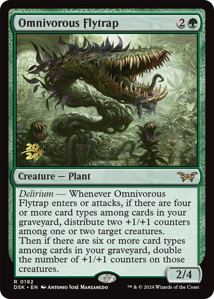 Omnivorous Flytrap [Duskmourn: House of Horror Prerelease Promos] | Clutch Gaming