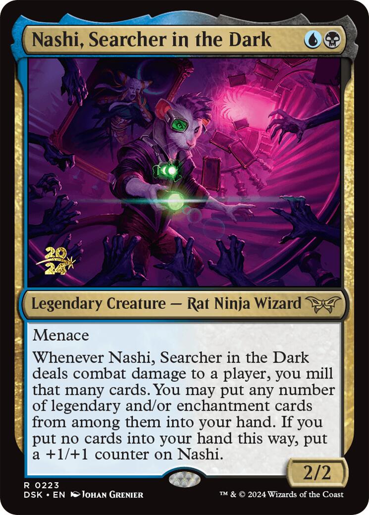 Nashi, Searcher in the Dark [Duskmourn: House of Horror Prerelease Promos] | Clutch Gaming