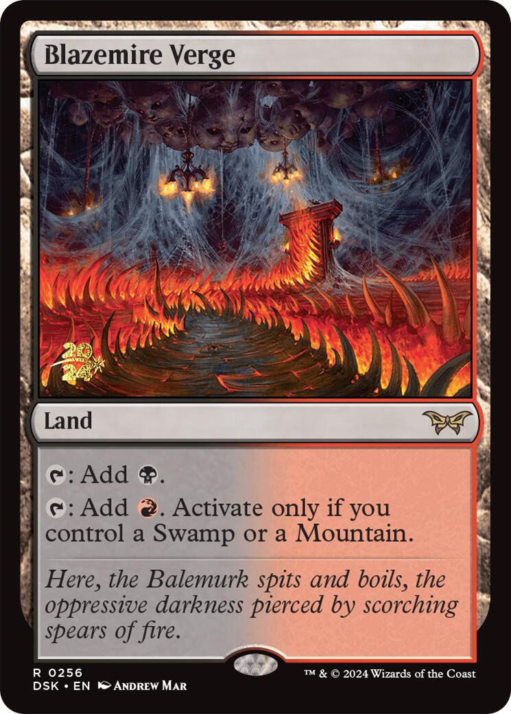 Blazemire Verge [Duskmourn: House of Horror Prerelease Promos] | Clutch Gaming