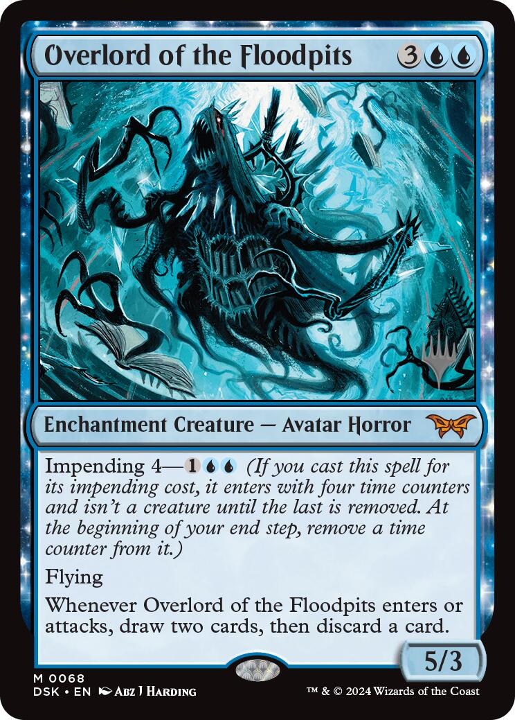 Overlord of the Floodpits [Duskmourn: House of Horror Promos] | Clutch Gaming