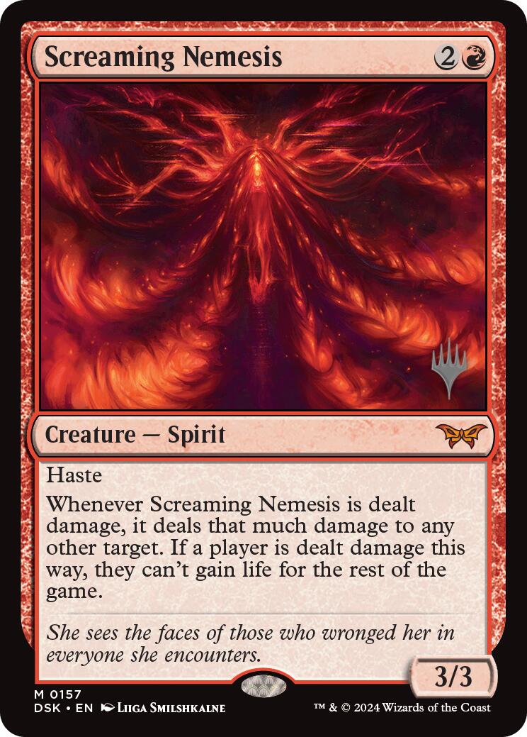 Screaming Nemesis (Promo Pack) [Duskmourn: House of Horror Promos] | Clutch Gaming