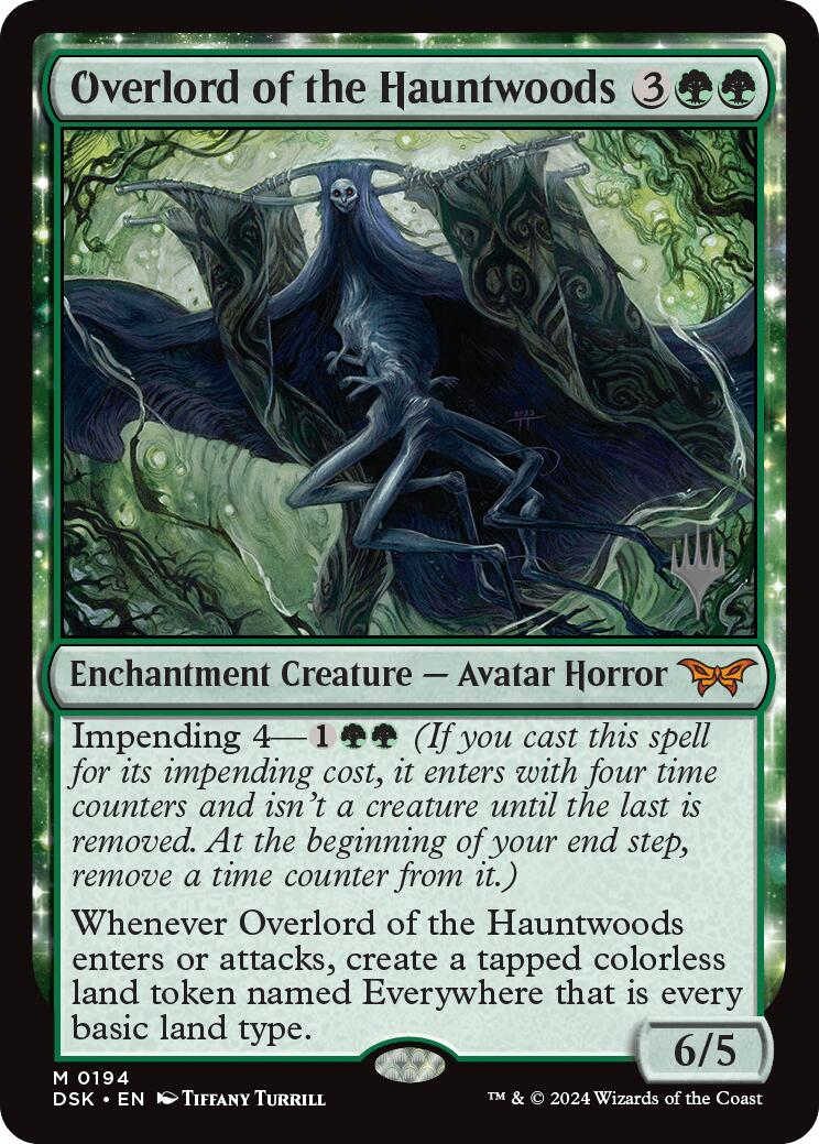 Overlord of the Hauntwoods [Duskmourn: House of Horror Promos] | Clutch Gaming