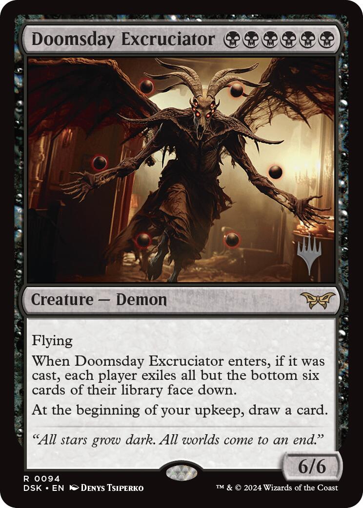 Doomsday Excruciator [Duskmourn: House of Horror Promos] | Clutch Gaming