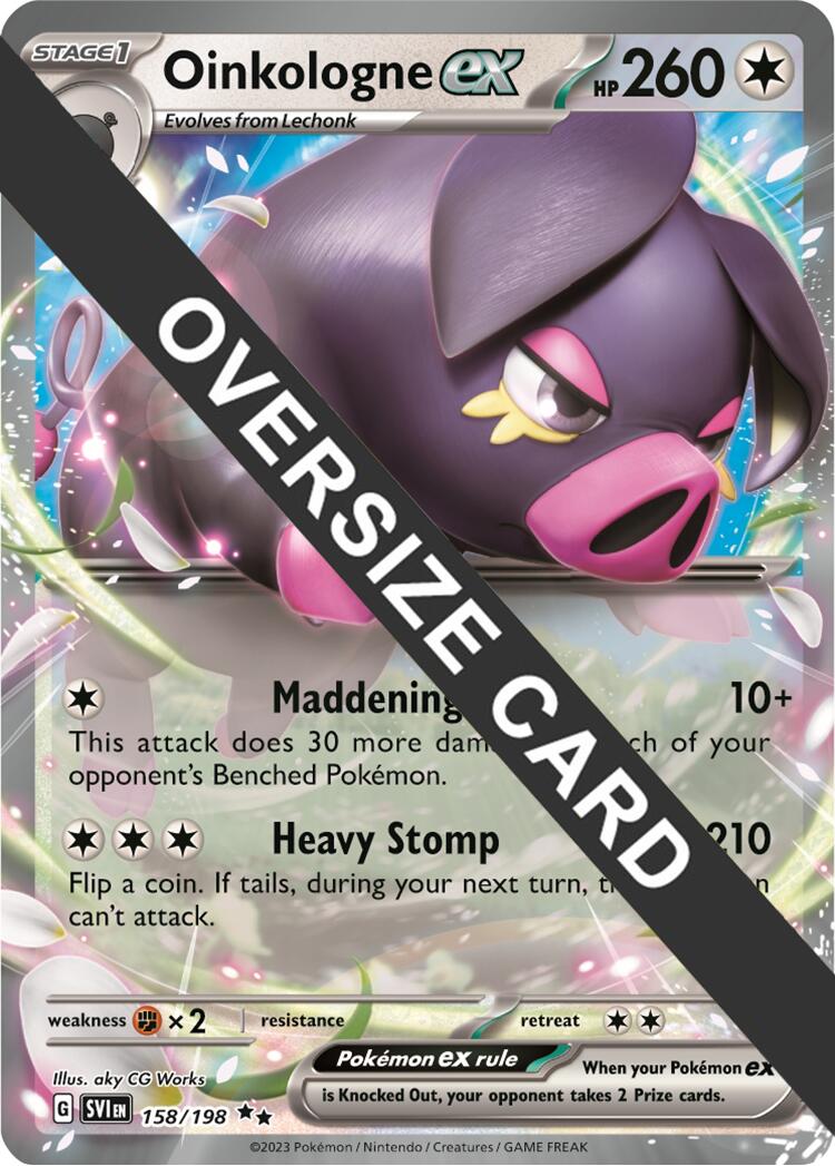 Oinkologne ex (158/198) (Jumbo Card) [Scarlet & Violet: Black Star Promos] | Clutch Gaming