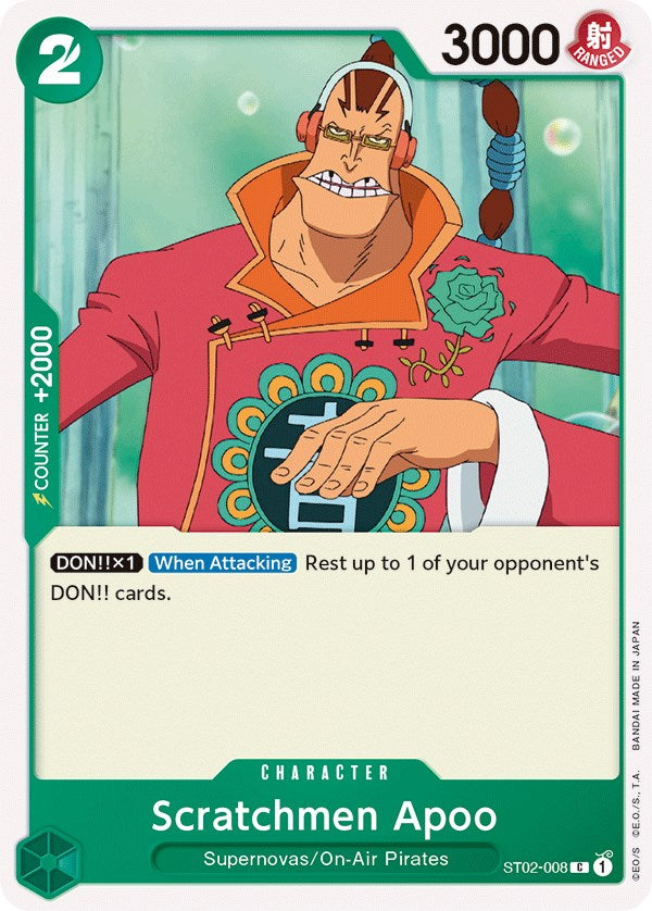 Scratchmen Apoo [Starter Deck: Worst Generation] | Clutch Gaming