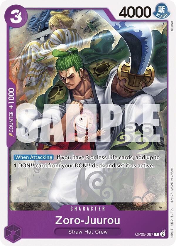 Zoro-Juurou [Starter Deck: PURPLE Monkey.D.Luffy] | Clutch Gaming