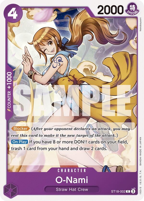 O-Nami [Starter Deck: PURPLE Monkey.D.Luffy] | Clutch Gaming