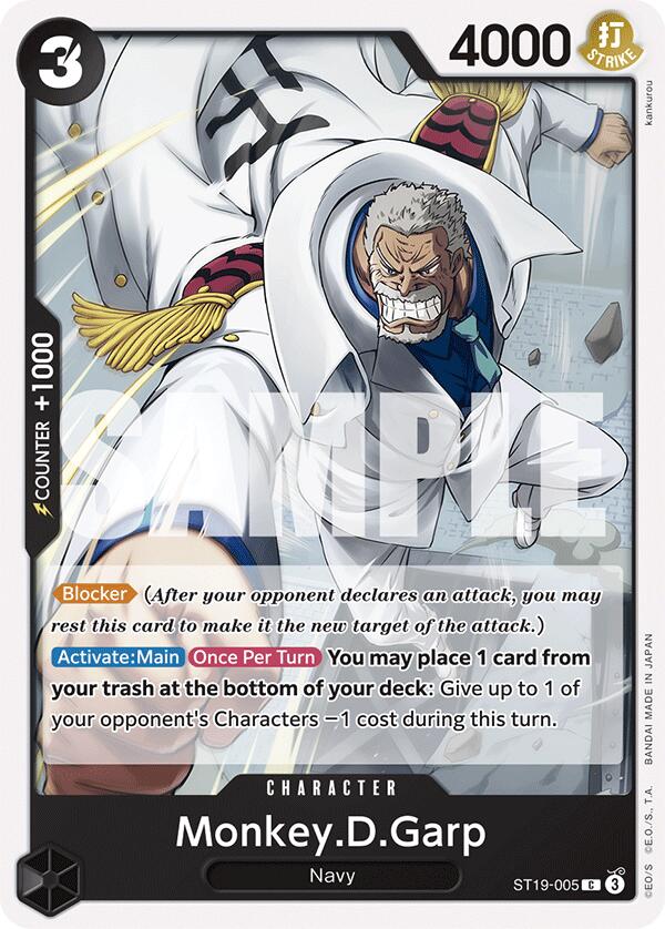 Monkey.D.Garp [Starter Deck: BLACK Smoker] | Clutch Gaming