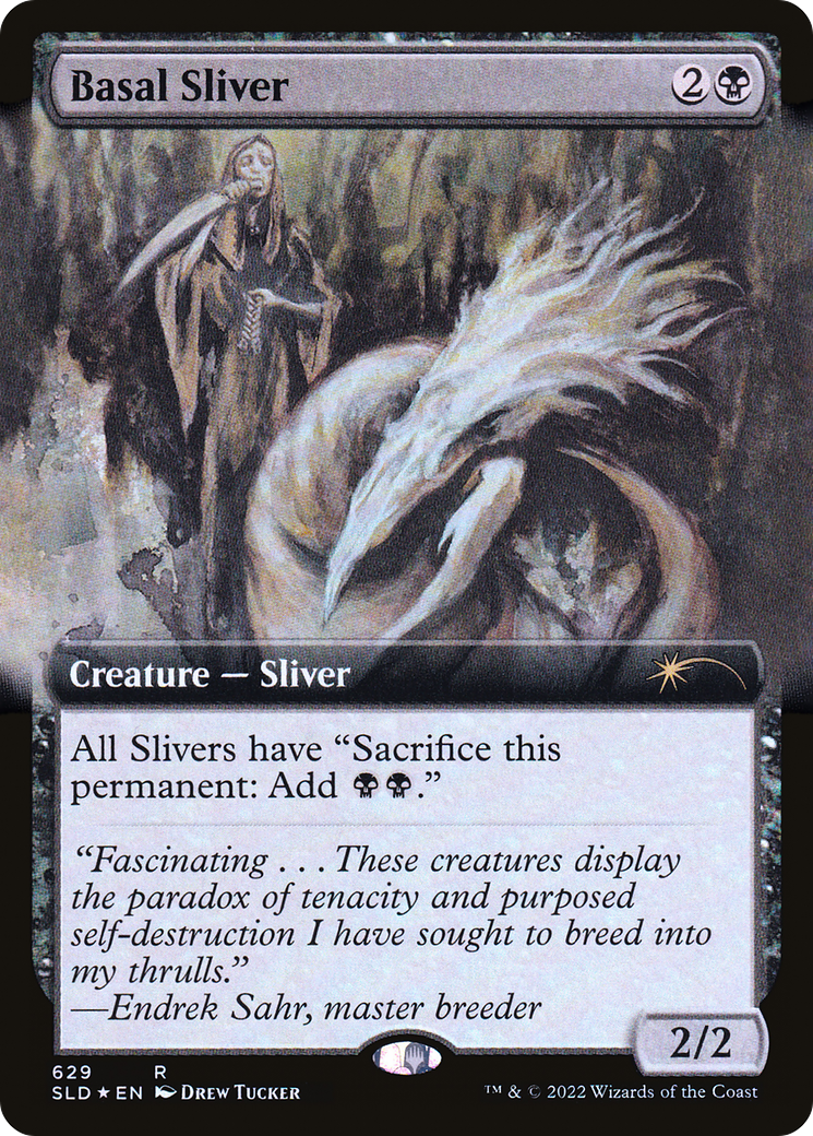 Basal Sliver (Extended Art) [Secret Lair Drop Promos] | Clutch Gaming