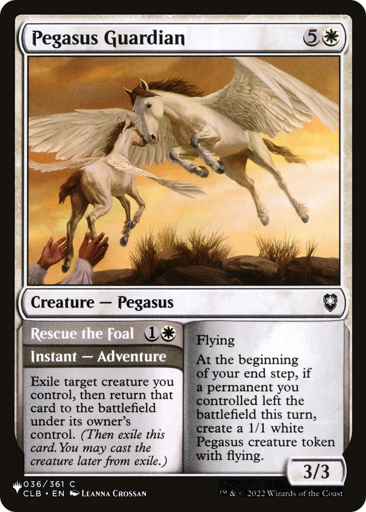 Pegasus Guardian [The List Reprints] | Clutch Gaming