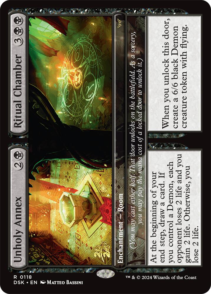 Unholy Annex // Ritual Chamber [Duskmourn: House of Horror Prerelease Promos] | Clutch Gaming