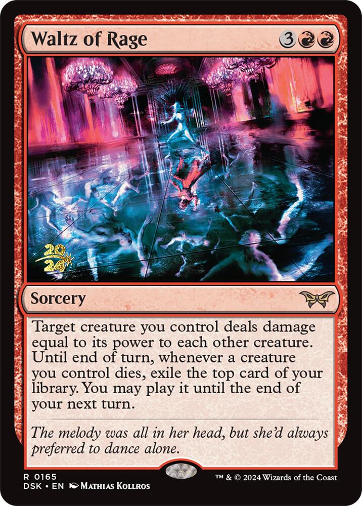 Waltz of Rage [Duskmourn: House of Horror Prerelease Promos] | Clutch Gaming