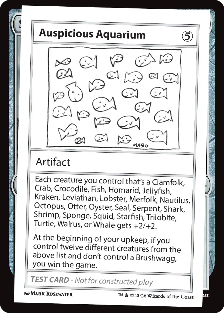 Auspicious Aquarium [Mystery Booster Playtest Cards] | Clutch Gaming