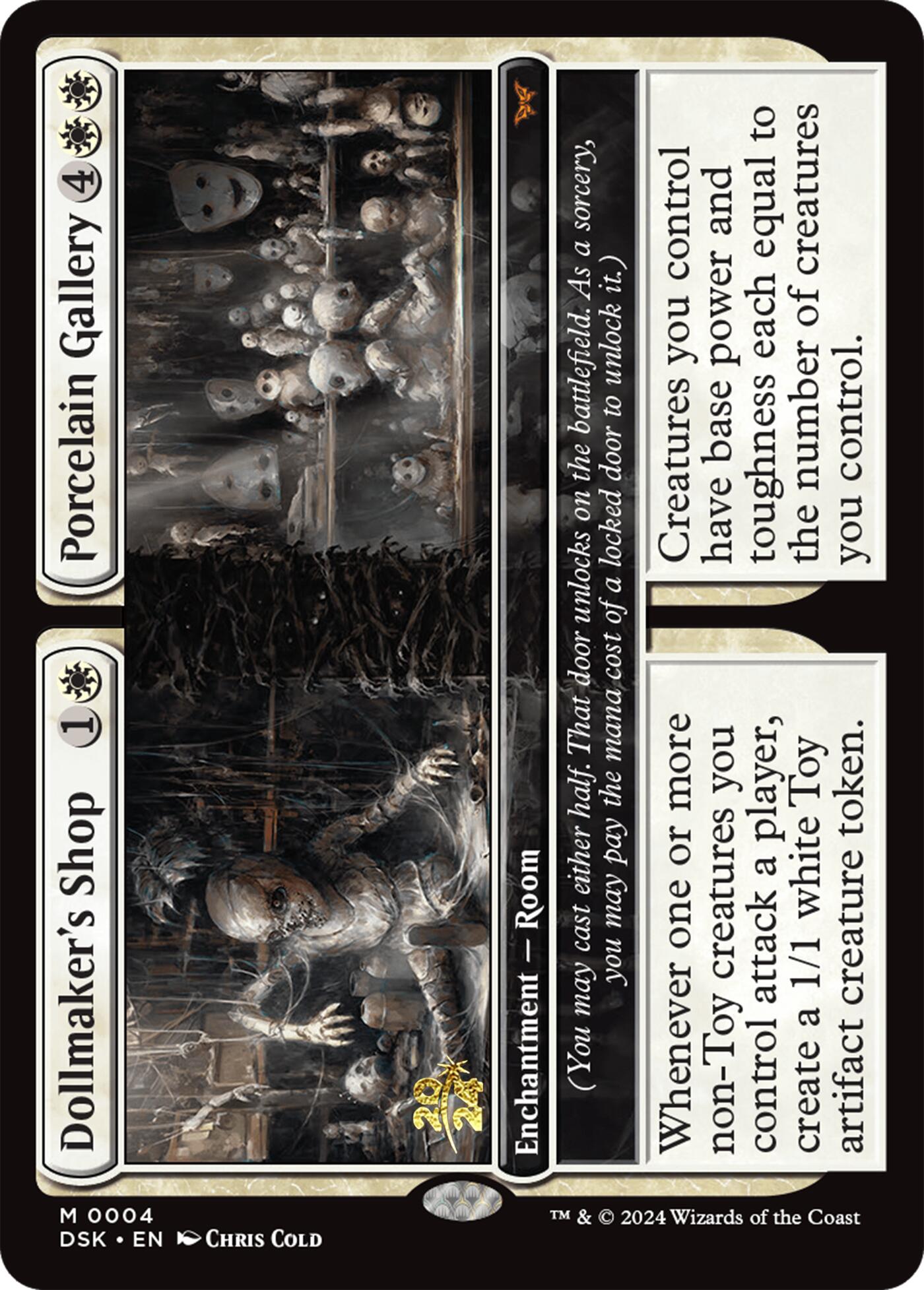 Dollmaker's Shop // Porcelain Gallery [Duskmourn: House of Horror Prerelease Cards] | Clutch Gaming