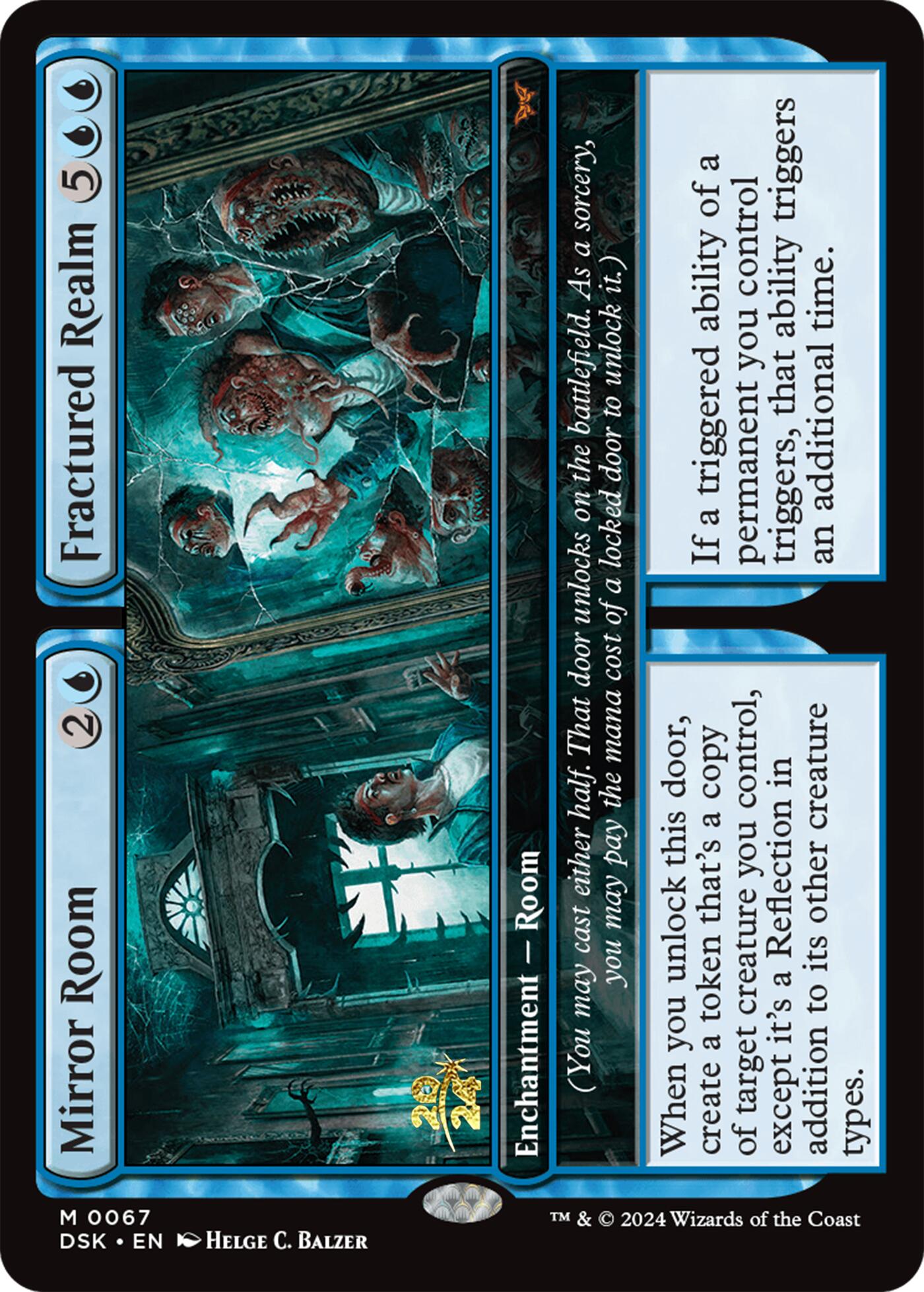 Mirror Room // Fractured Realm [Duskmourn: House of Horror Prerelease Cards] | Clutch Gaming