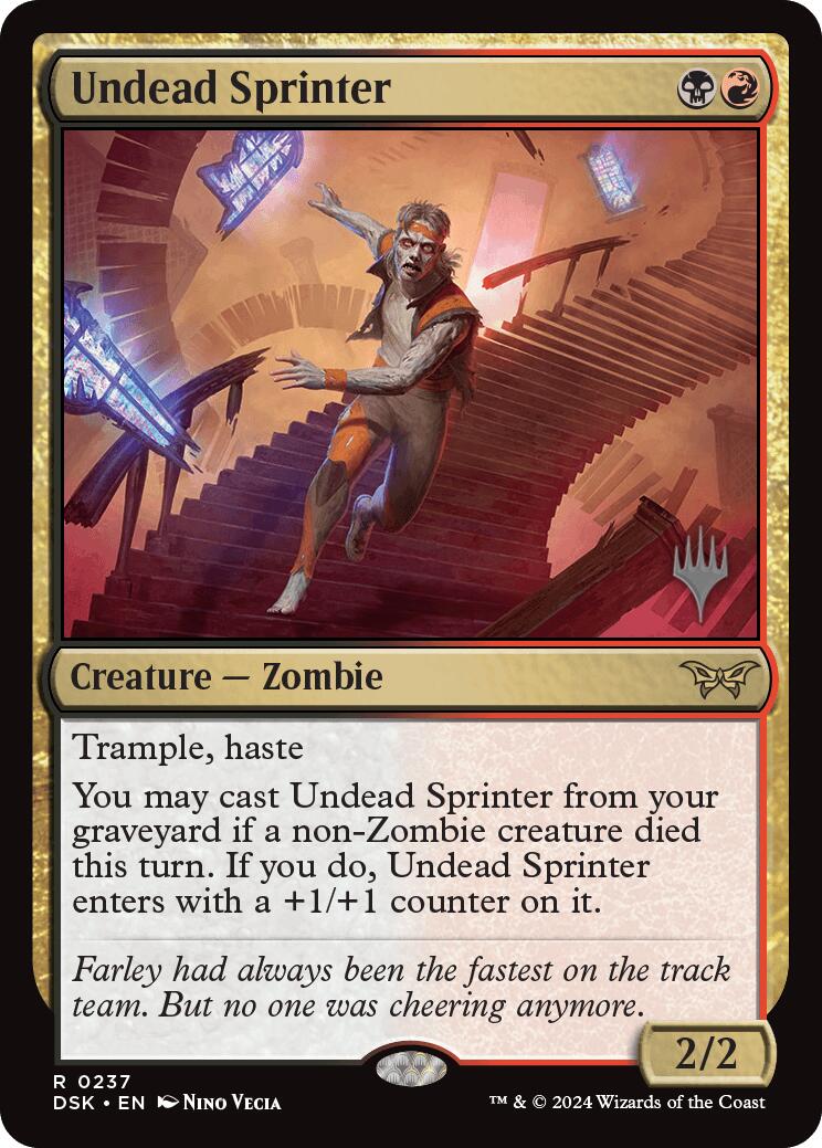 Undead Sprinter [Duskmourn: House of Horror Promos] | Clutch Gaming