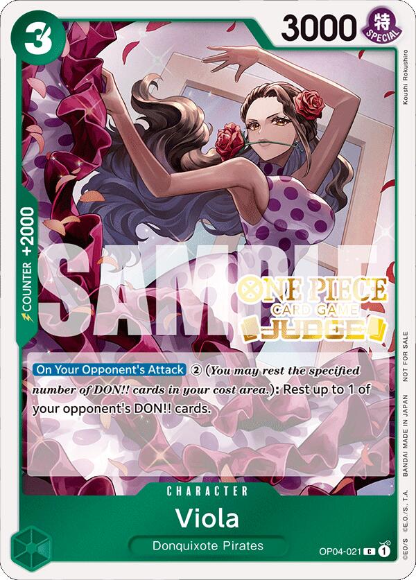 Viola (Judge Pack Vol. 4) [One Piece Promotion Cards] | Clutch Gaming