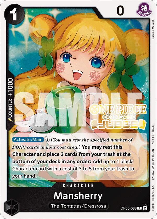 Mansherry (Judge Pack Vol. 4) [One Piece Promotion Cards] | Clutch Gaming