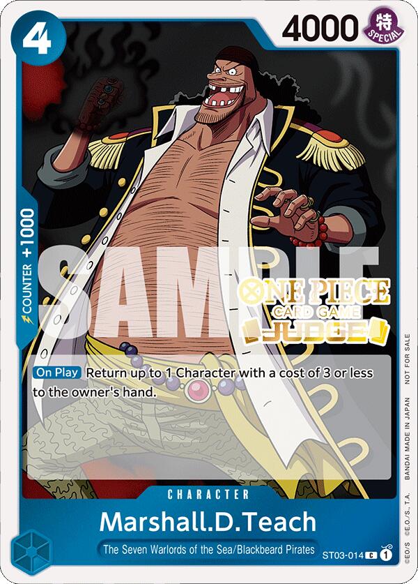 Marshall.D.Teach (Judge Pack Vol. 4) [One Piece Promotion Cards] | Clutch Gaming