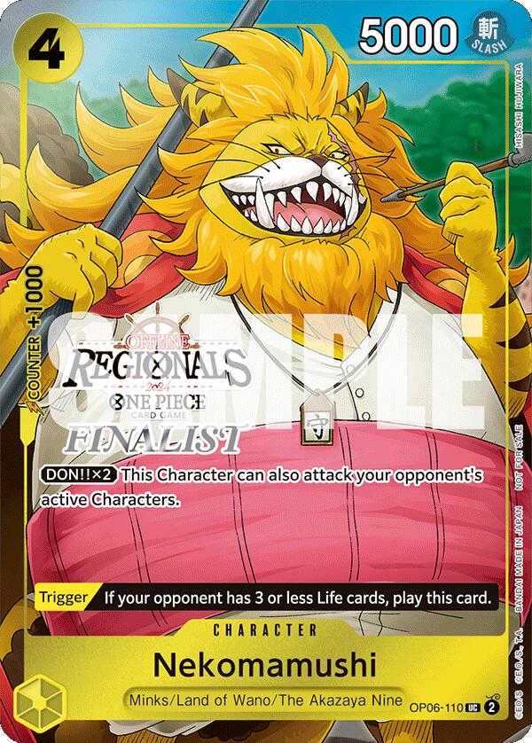 Nekomamushi (Offline Regional 2024 Vol. 3) [Finalist] [One Piece Promotion Cards] | Clutch Gaming