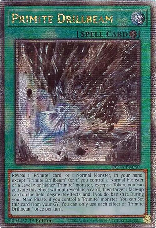 Primite Drillbeam (Quarter Century Secret Rare) [ROTA-EN060] Quarter Century Secret Rare | Clutch Gaming