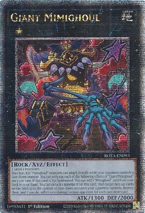 Giant Mimighoul (Quarter Century Secret Rare) [ROTA-EN093] Quarter Century Secret Rare | Clutch Gaming