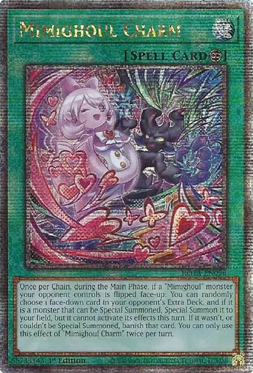 Mimighoul Charm (Quarter Century Secret Rare) [ROTA-EN096] Quarter Century Secret Rare | Clutch Gaming