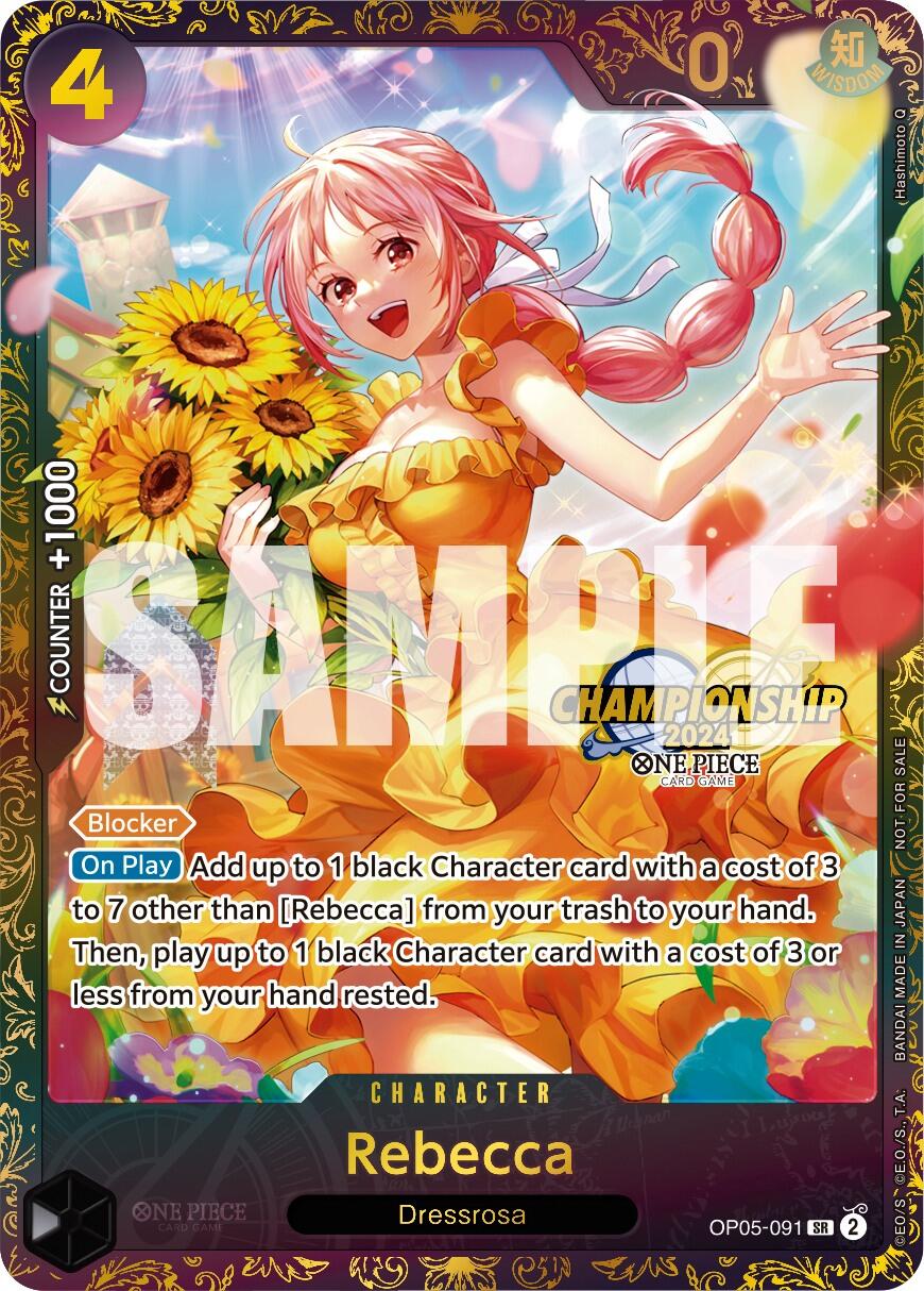 Rebecca (October Championship 2024 Online Regional) [One Piece Promotion Cards] | Clutch Gaming