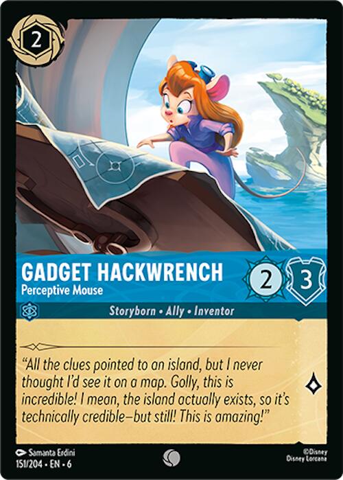 Gadget Hackwrench - Perceptive Mouse (151/204) [Azurite Sea] | Clutch Gaming