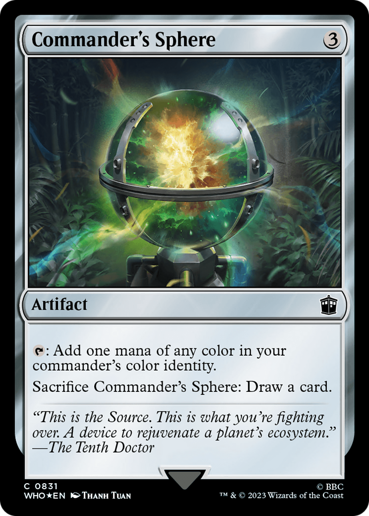 Commander's Sphere (Surge Foil) [Doctor Who] | Clutch Gaming