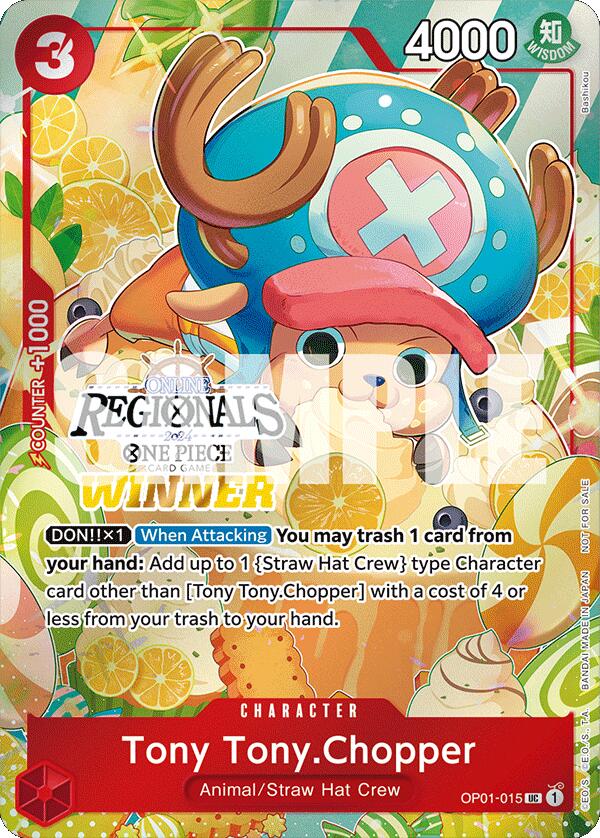 Tony Tony.Chopper (Online Regional 2024 Vol. 3) [Winner] [One Piece Promotion Cards] | Clutch Gaming