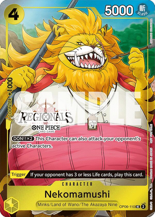 Nekomamushi (Offline Regional 2024 Vol. 3) [One Piece Promotion Cards] | Clutch Gaming