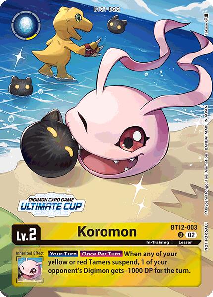 Koromon [BT12-003] (Ultimate Cup 2024) [Across Time] | Clutch Gaming