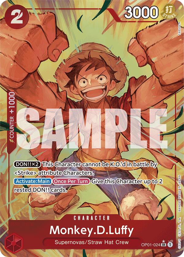 Monkey.D.Luffy (OP01-024) [Premium Booster -The Best-] | Clutch Gaming