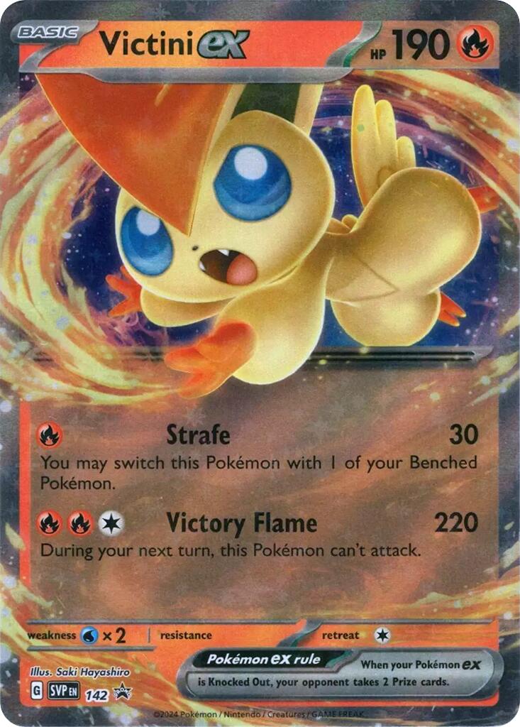 Victini ex (SVP142) [Scarlet & Violet: Black Star Promos] | Clutch Gaming