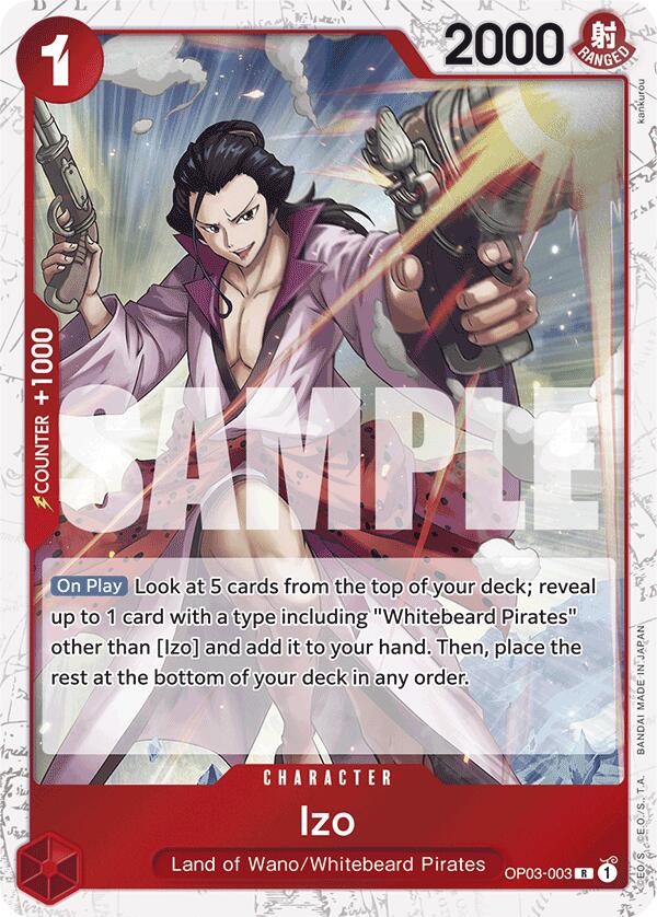 Izo (OP03-003) (Jolly Roger Foil) [Premium Booster -The Best-] | Clutch Gaming