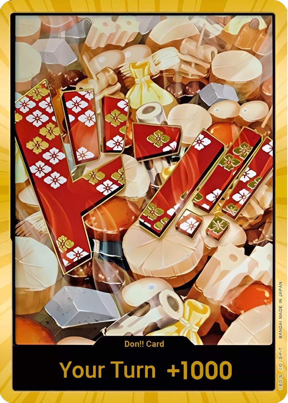 DON!! Card (Oden) (Gold) [Premium Booster -The Best-] | Clutch Gaming