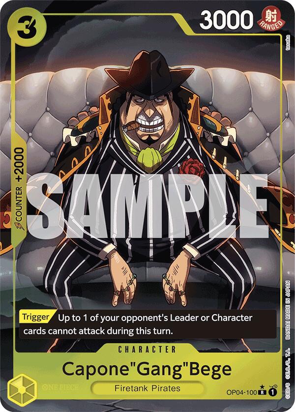 Capone"Gang"Bege (OP04-100) (Alternate Art) [Premium Booster -The Best-] | Clutch Gaming