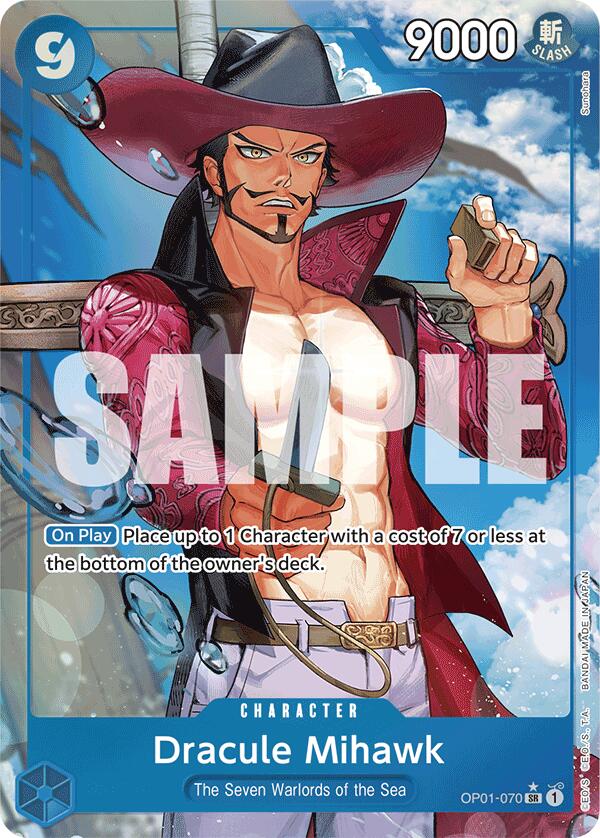 Dracule Mihawk (OP01-070) (Alternate Art) [Premium Booster -The Best-] | Clutch Gaming