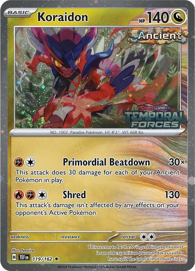 Koraidon (119/162) (European Promo) [Miscellaneous Cards] | Clutch Gaming