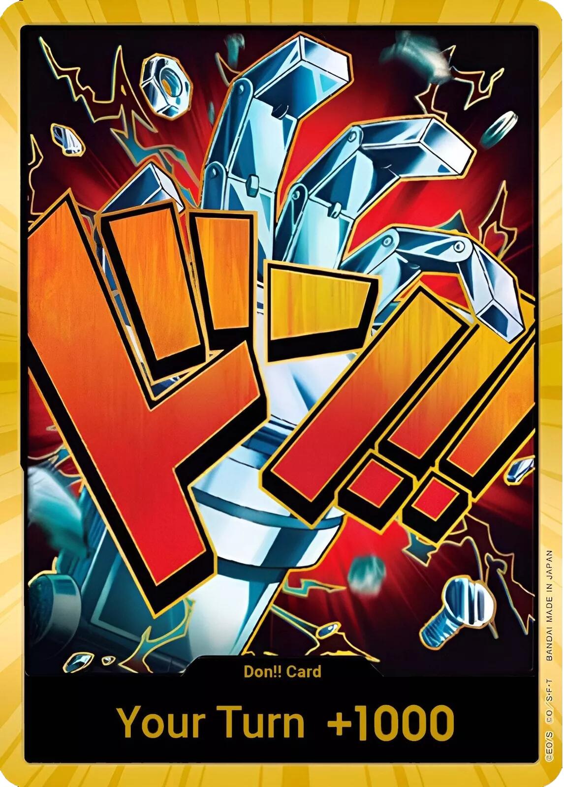 DON!! Card (Eustass "Captain" Kid) (Gold) [Premium Booster -The Best-] | Clutch Gaming